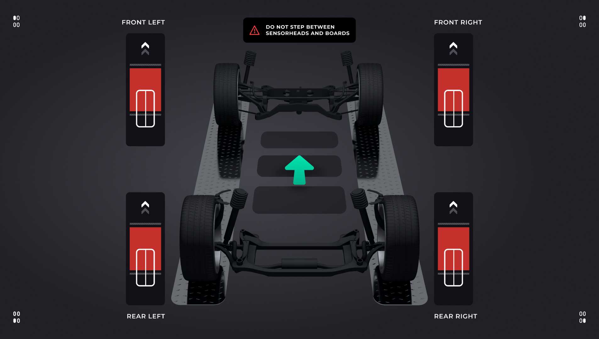 Nærbilde av innebygd programvare som viser kjøretøy.